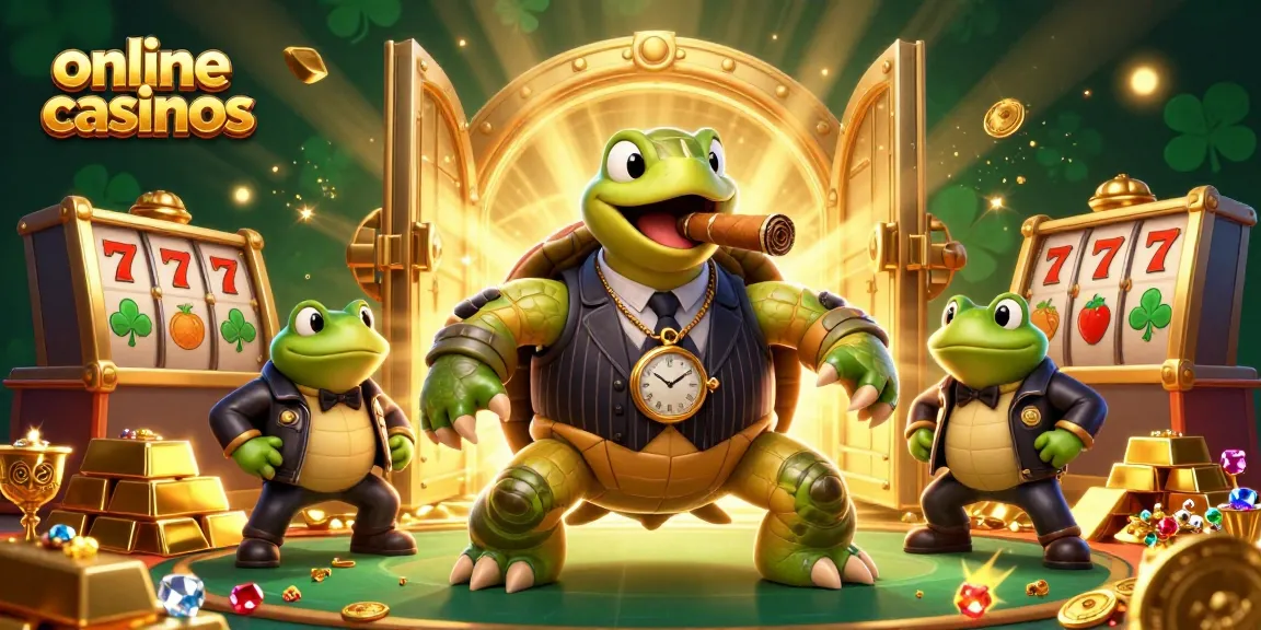Engage in thrilling online casinos with lively characters and dazzling treasures in a dynamic 3D scene.